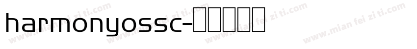 harmonyossc字体转换