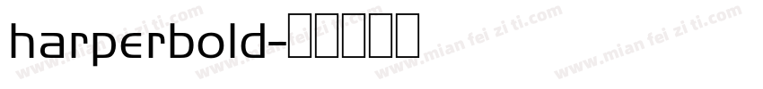 harperbold字体转换