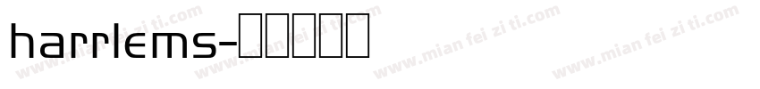 harrlems字体转换