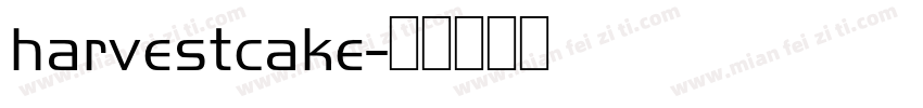 harvestcake字体转换