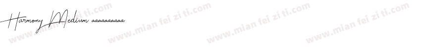 Harmony_Medium字体转换