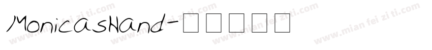 MonicasHand字体转换