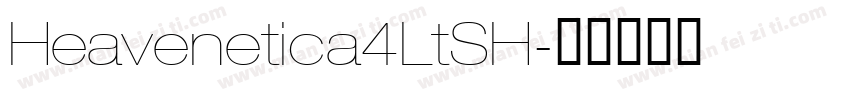 Heavenetica4LtSH字体转换
