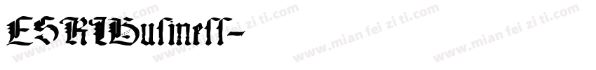 ESRIBusiness字体转换