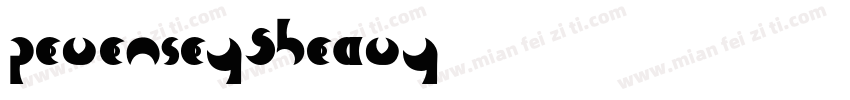 Pevensey5Heavy字体转换