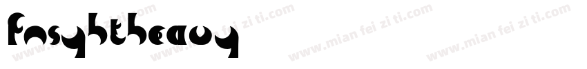 fnsyhtHeavy字体转换