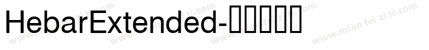 HebarExtended字体转换