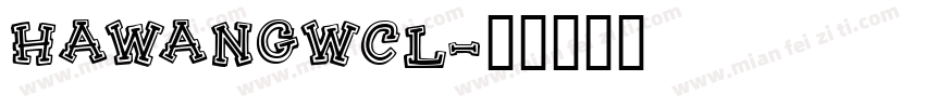 hawangwcl字体转换