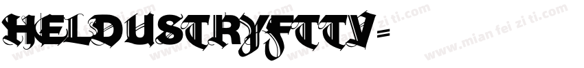 Heldustryfttv字体转换