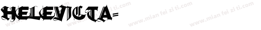 Helevicta字体转换