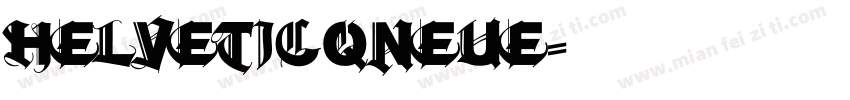 Helveticqneue字体转换