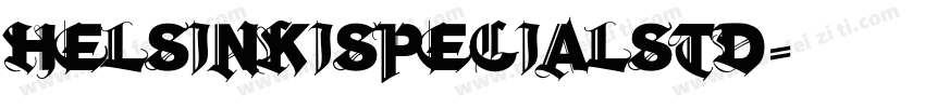 helsinkispecialstd字体转换