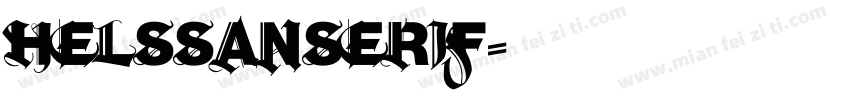 helssanserif字体转换