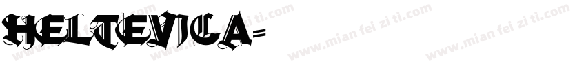 heltevica字体转换