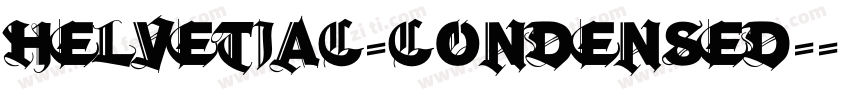 helvetiac-condensed-字体转换