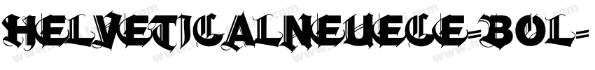 helveticalneuece-bol字体转换