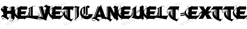 helveticaneuelt-extTENDED字体转换
