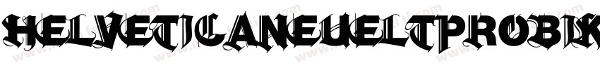 helveticaneueltprobik字体转换