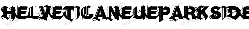 helveticaneueparkside字体转换