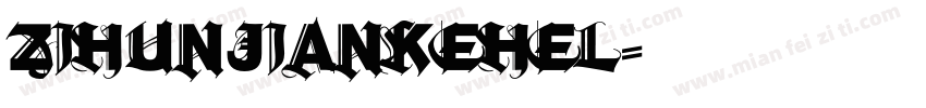 zihunjiankehel字体转换