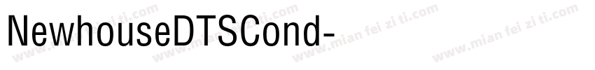 NewhouseDTSCond字体转换