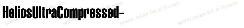 HeliosUltraCompressed字体转换