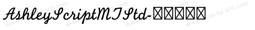 AshleyScriptMTStd字体转换