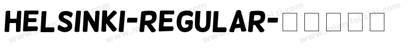 Helsinki-Regular字体转换