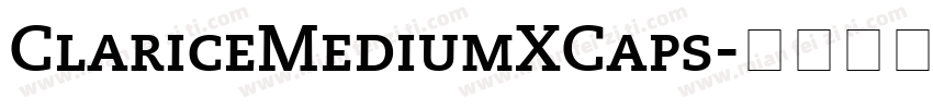 ClariceMediumXCaps字体转换