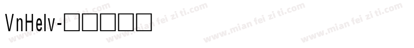 VnHelv字体转换