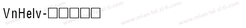VnHelv字体转换