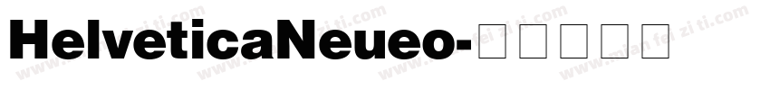 HelveticaNeueo字体转换