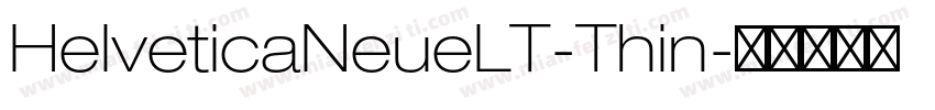 HelveticaNeueLT-Thin字体转换