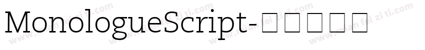 MonologueScript字体转换