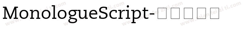 MonologueScript字体转换