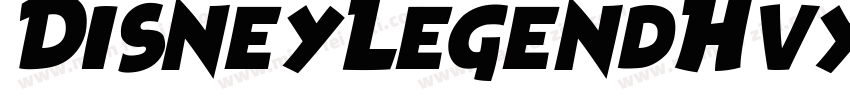 DisneyLegendHvy1字体转换