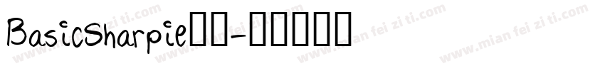 BasicSharpie字体字体转换