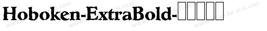 Hoboken-ExtraBold字体转换