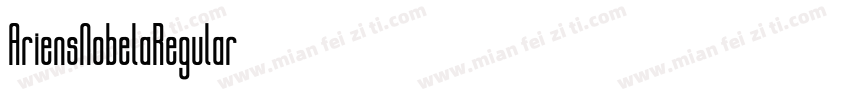AriensNobelaRegular字体转换
