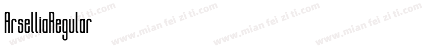ArselliaRegular字体转换