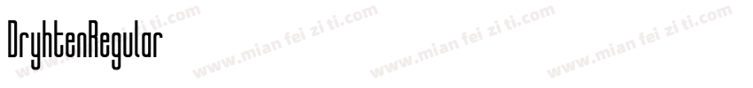 DryhtenRegular字体转换