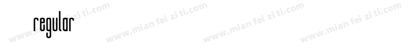 三级regular字体转换