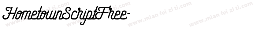 HometownScriptFree字体转换