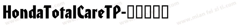 HondaTotalCareTP字体转换