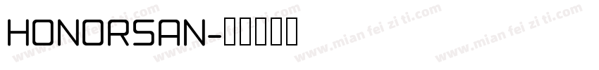 HONORSAN字体转换