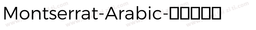 Montserrat-Arabic字体转换 Montserrat-Arabic字体转换