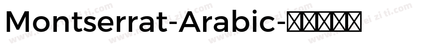 Montserrat-Arabic字体转换 Montserrat-Arabic字体转换
