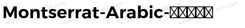 Montserrat-Arabic字体转换 Montserrat-Arabic字体转换