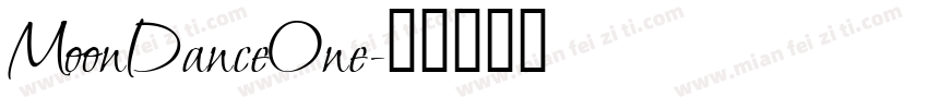 MoonDanceOne字体转换