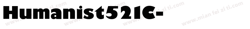 Humanist521C字体转换
